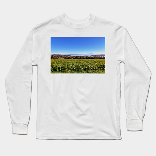 Lake Constance from Aufkirch, Germany Long Sleeve T-Shirt by holgermader